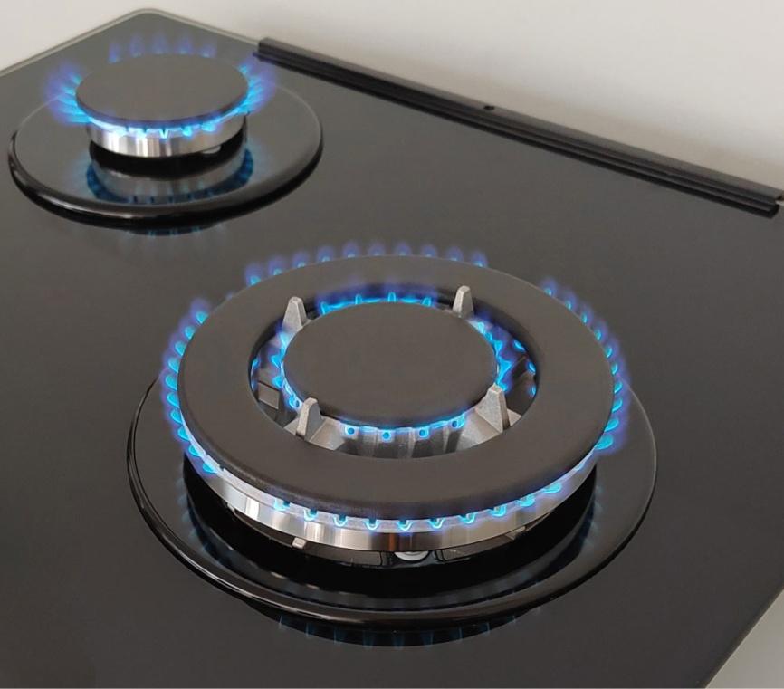 Газовая варочная панель Candy CHXG53CWB 45 см, 3 конфорки электроподжиг газконтроль, черный фото 6