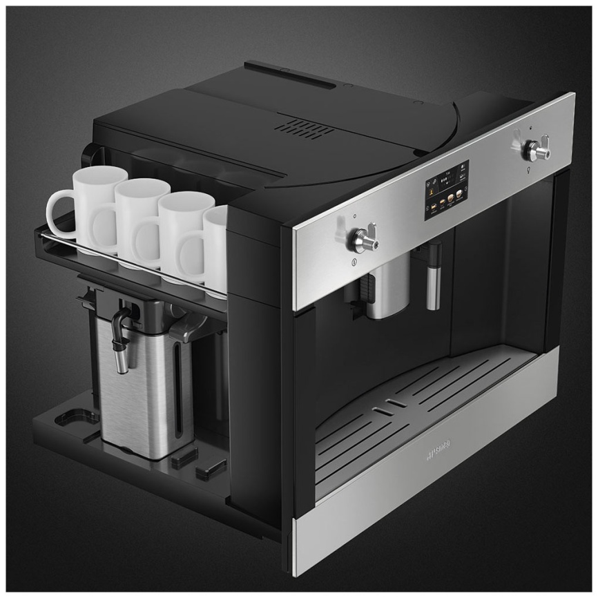 Встраиваемая автоматическая кофемашина Smeg CMS4303XRU фото 8