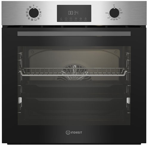 Электрический духовой шкаф Indesit IBFTE 4941 JH IX, серебристый фото 1