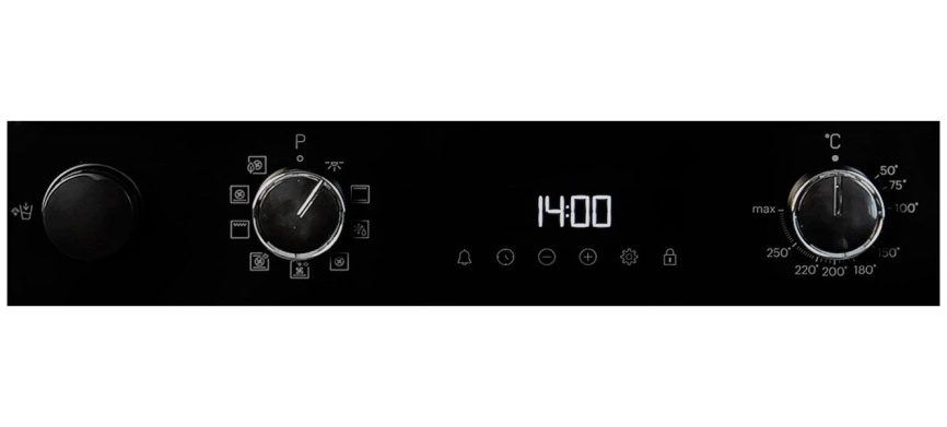 Электрический духовой шкаф Grundig GEBD19300B 59 см, 71 л гриль конвекция, серебристый фото 2