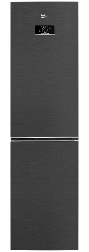 Двухкамерный холодильник Beko B3R0CNK332HXBR No frost, темно-серый фото 1