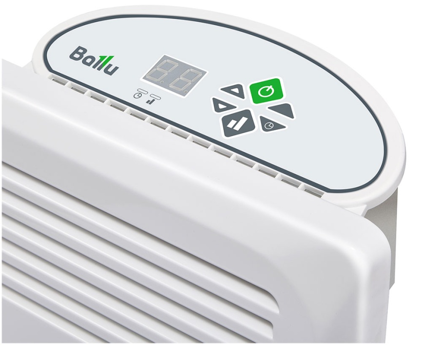 Конвектор Ballu Enzo BEC/EZER-1500,  до 20 м2, влагозащита, белый фото 4