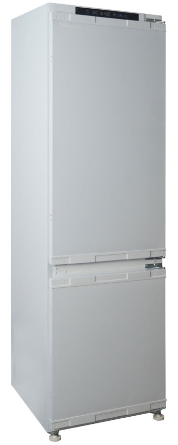 Встраиваемый двухкамерный холодильник Ascoli ADRF270WEMBI No frost, белый фото 9