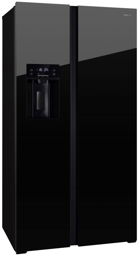 Холодильник Side-by-Side Hiberg RFS-650DX NFGB inverter No frost, черный фото 1