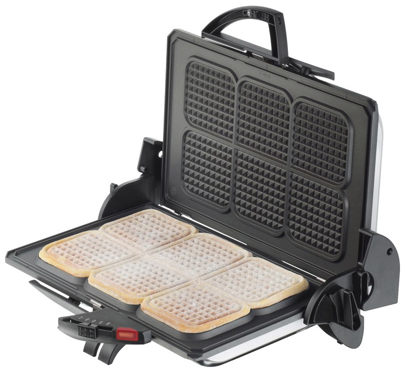 Электрогриль Steba PG4.4 GRILL AND WAFFLE, 2000 Вт, замок на ручке фото 4