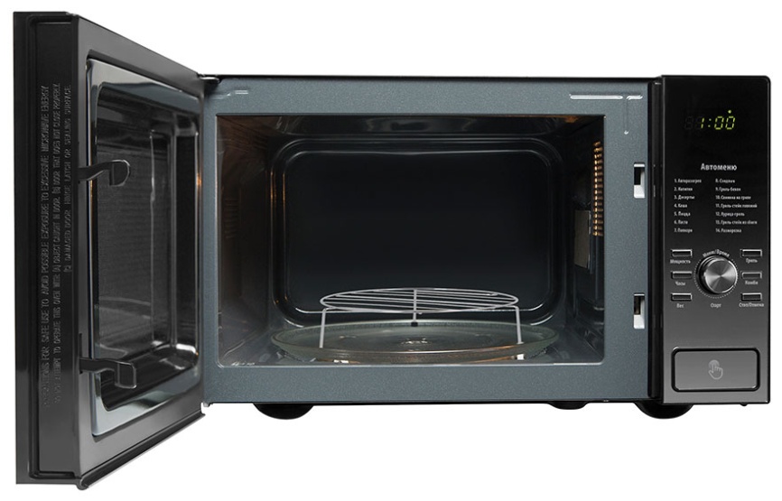 Микроволновая печь - СВЧ Polaris PMO 2303DG RUS, чёрный фото 3