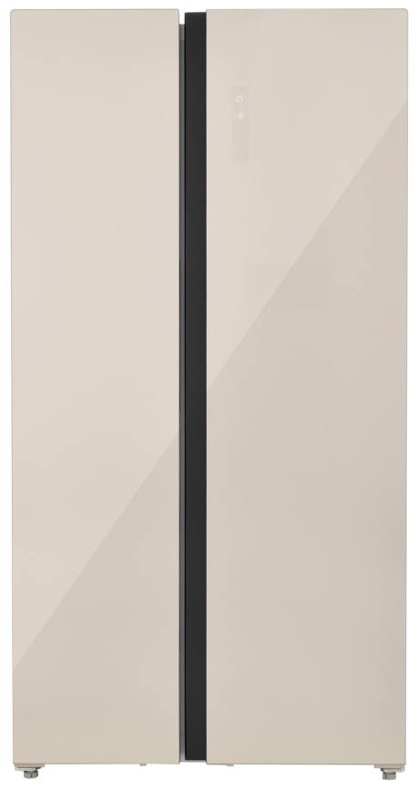 Холодильник Side-by-Side Zugel ZRSS630C No frost, бежевый фото 1