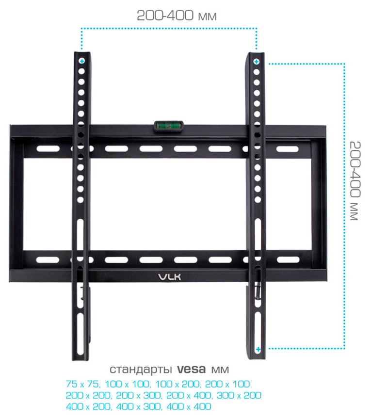 Кронштейн для LED/LCD/PLASMA телевизоров VLK TRENTO-33 black фото 7