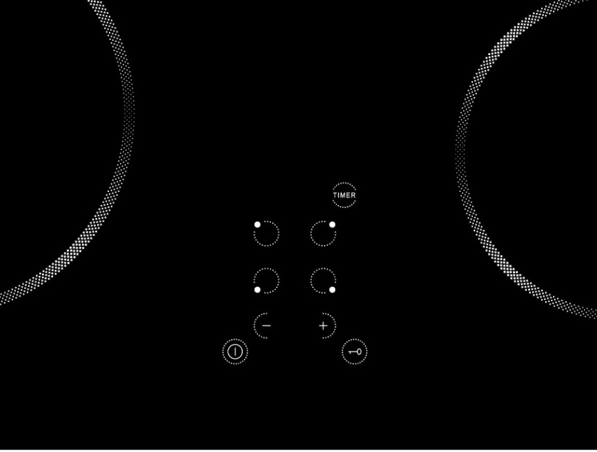 Электрическая варочная панель Gefest ПВЭ 4233 К11 59 см, 4 конфорки стеклокерамика, черный фото 2