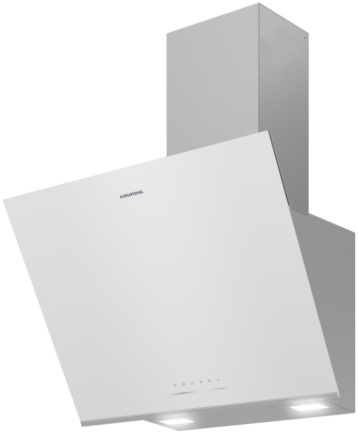 Вытяжка Grundig GDSP2464BWSC, электронное управление, 720м /ч, наклонная, пристенная установка фото 2