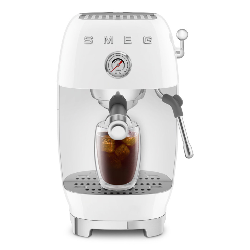 Рожковая эспрессо кофемашина SMEG ECF03WHEU фото 9
