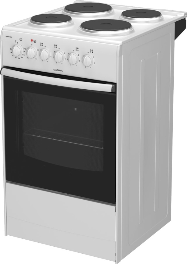Электроплита Darina S EM 341 404 W 50 см, 4 конфорки, белый фото 5