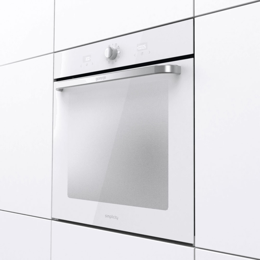 Электрический духовой шкаф Gorenje BOS6737SYW 59 см, 77 л конвекция, белый фото 3