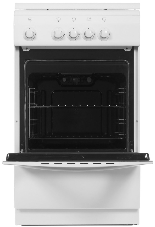 Газовая плита De luxe 506040.05 г 50 см, 54 л, 4 конфорки, белый фото 8