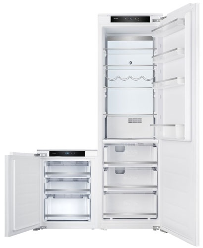 Встраиваемый холодильник Side-by-Side Zugel ZRISS343FNF (ZRI1750NF + ZFI710NF) No frost, белый фото 1