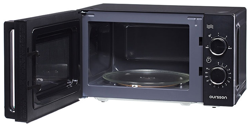 Микроволновая печь - СВЧ Oursson MM2009/BL Черный фото 2