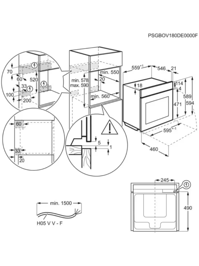 Встраиваемый духовой шкаф ELECTROLUX EOE9P3ST фото 2