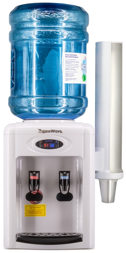 Кулер для воды Aqua Work 0.7TDR-ST бело-черный 27641 фото 8
