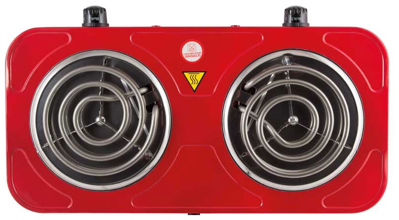 Настольная плита Energy EN-904R 159735 47 см, 1 конфорка, красный фото 2