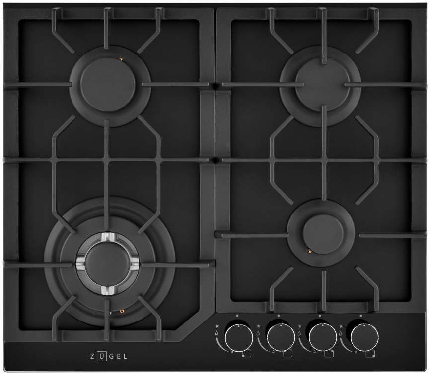Газовая варочная панель Zugel ZGH602B фото 1