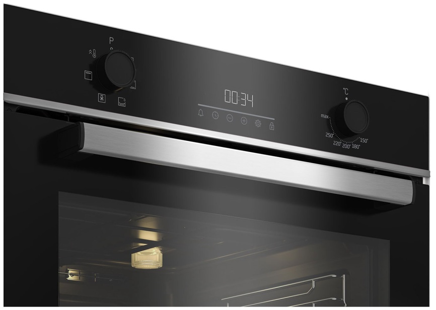Электрический духовой шкаф Beko BBIE133002XD 59 см, 72 л, гриль и конвекция, черный фото 3