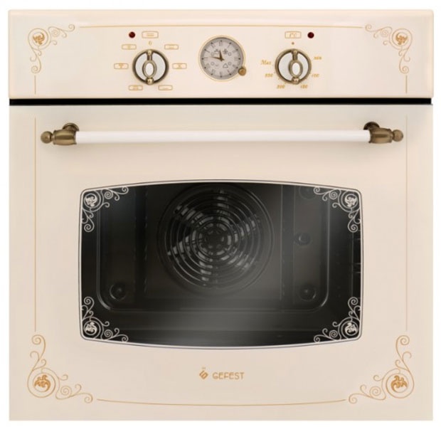 Электрический духовой шкаф Gefest ЭДВ ДА 602-02 К74 59 см, 55 л гриль конвекция, бежевый фото 1