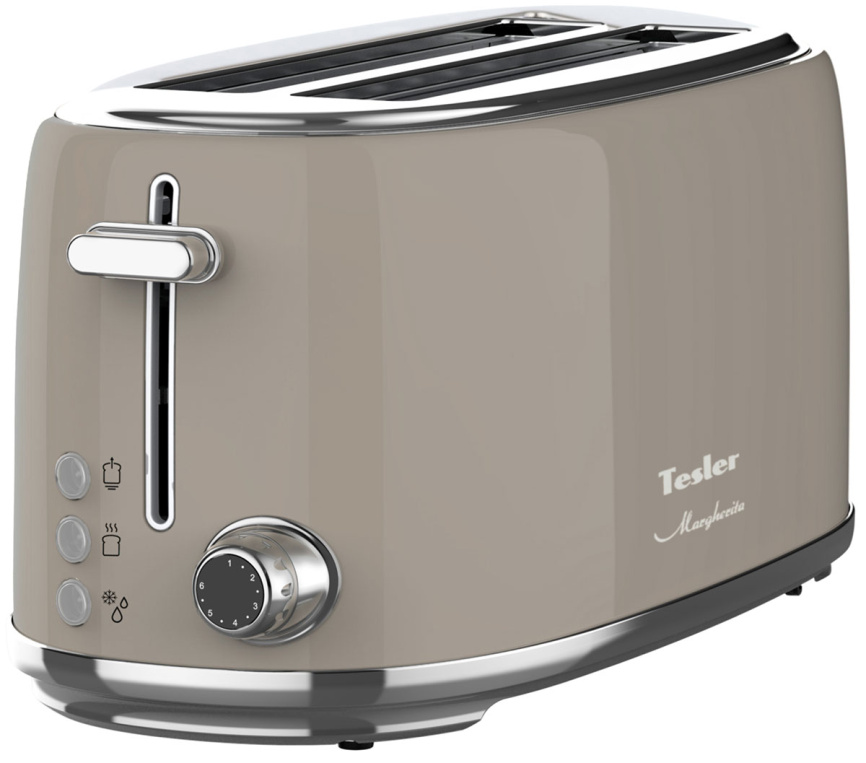 Тостер Tesler TT-430 SAND GREY фото 1