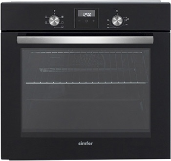 Электрический духовой шкаф Simfer B6EB56016 59 см, 58 л, гриль и конвекция, черный фото 1