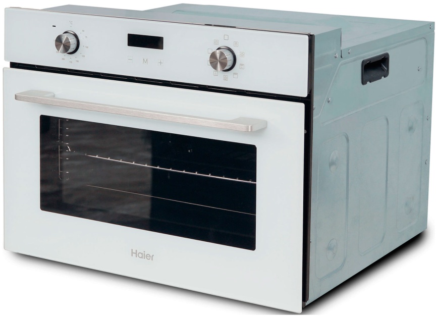 Электрический духовой шкаф Haier HOY-P09NCGW 59 см, 45 л гриль конвекция, белый фото 3