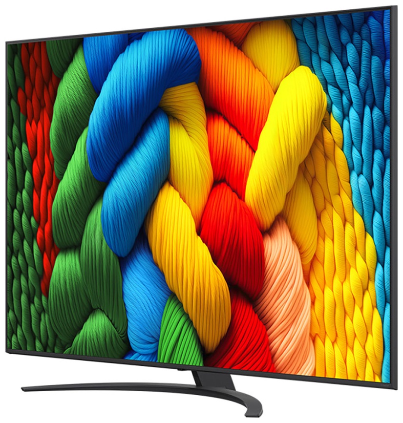 Телевизор LG 86NANO81A6A.ARUG, 86 дюймов, 4K Ultra HD, смарт ТВ, WebOS 25, черный фото 3
