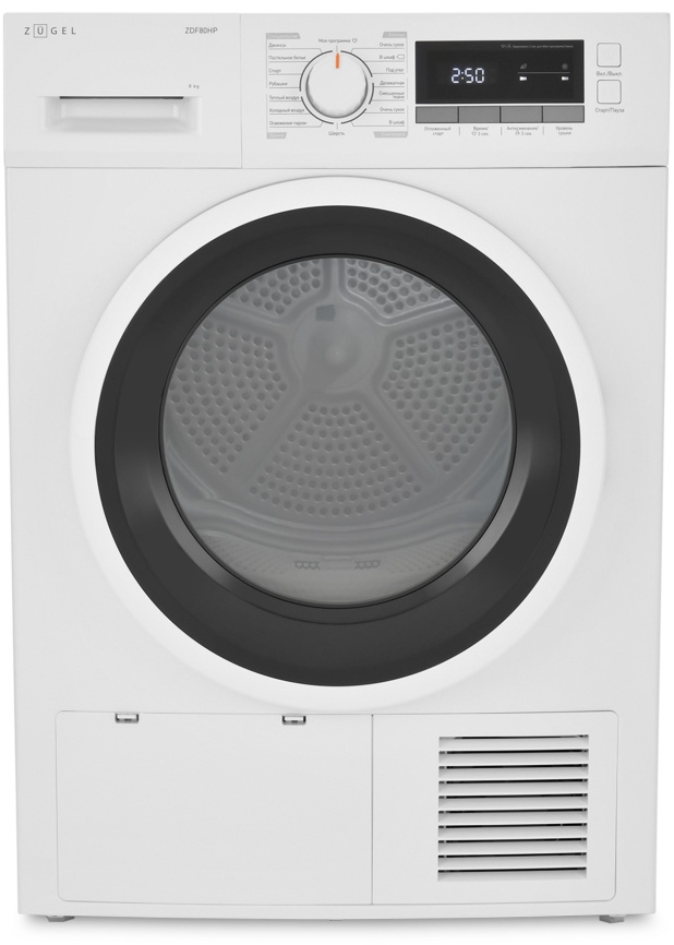 Сушильная машина с тепловым насосом Zugel ZDF80HP Heat Pump фото 1