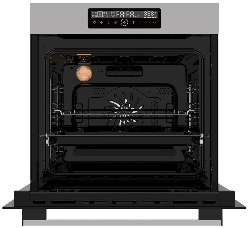 Электрический духовой шкаф Candy COXT12LATBX 59 см, 78 л, гриль и конвекция, черный фото 3