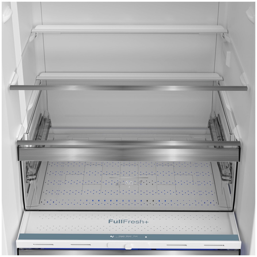 Двухкамерный холодильник Grundig GKPN66830FXD No frost, темно-серый фото 6