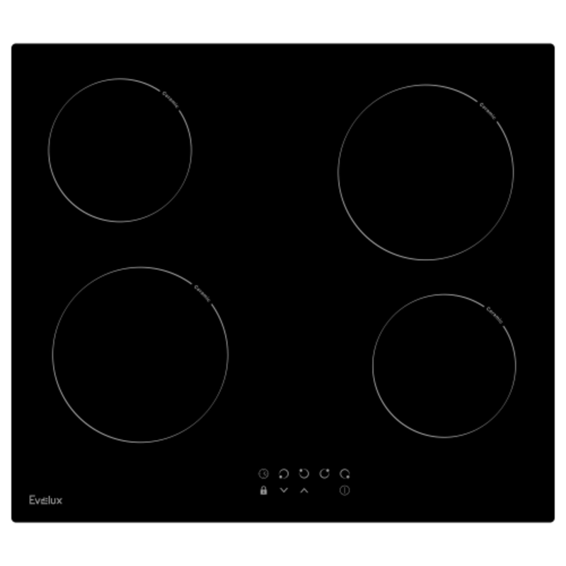 Встраиваемая варочная панель электрическая EVELUX Встраиваемая варочная панель Evelux HEV 640 B фото 1