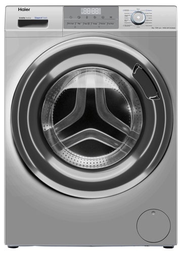 Стиральная машина Haier HW60-BP12929BSE 6 кг, серебристый фото 3