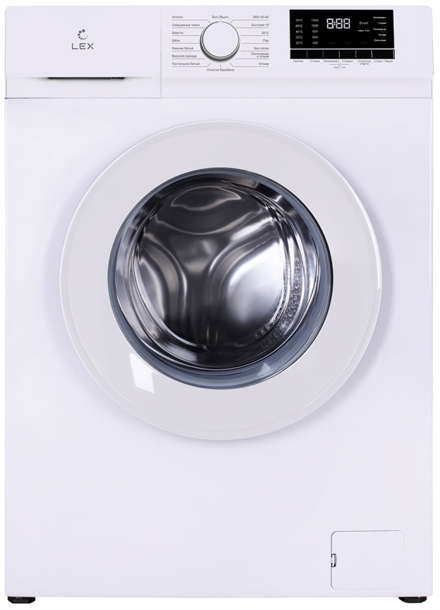 Стиральная машина LEX LWM10012WID автомат 10 кг, белый фото 1