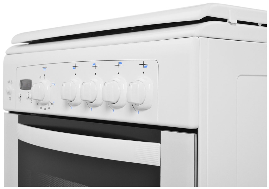 Газовая плита Gefest Брест 6100-03 60 см, 52 л, 4 конфорки, белый фото 9