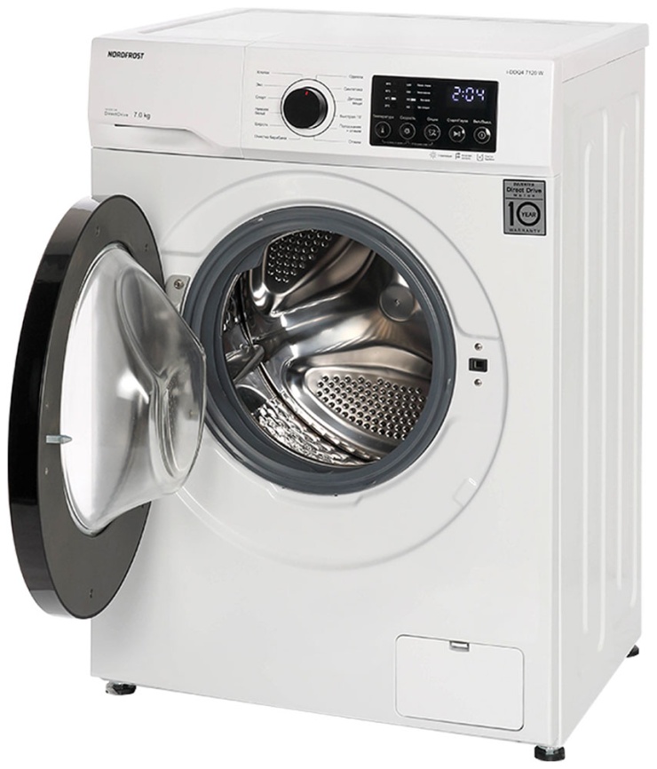 Стиральная машина NordFrost i-DDQ4 7120 W 8 кг, белый фото 4