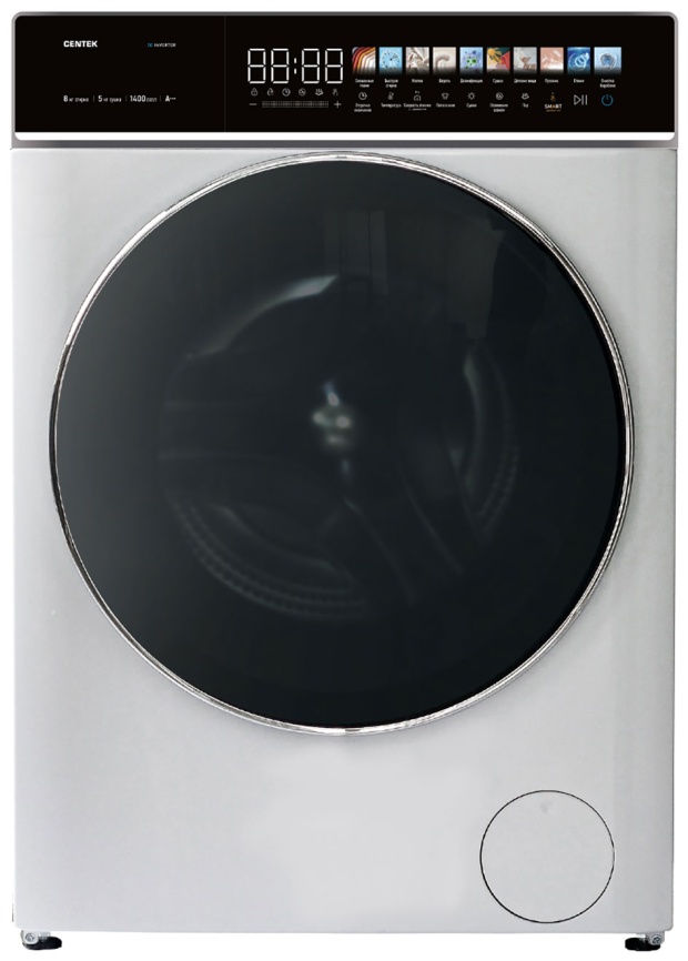Стиральная машина с сушкой Centek CT-1944, белый фото 1