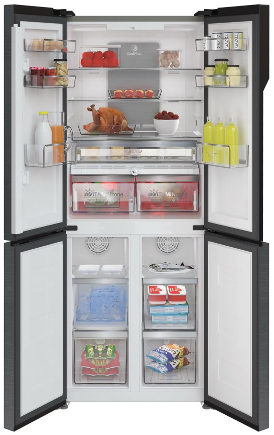 Многокамерный холодильник Grundig GQN20110FXBR No frost, серый фото 3