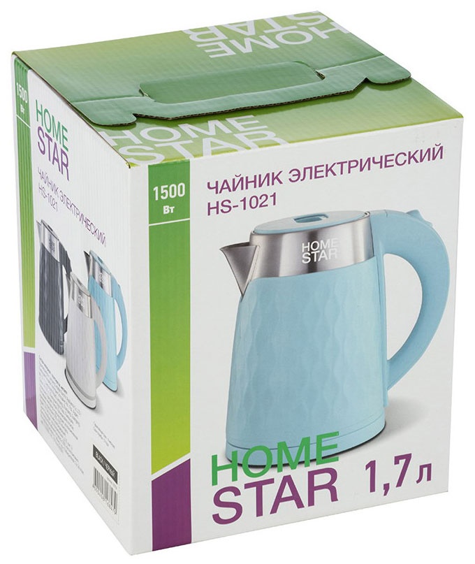 Чайник электрический Homestar HS-1021 102759 черный фото 4