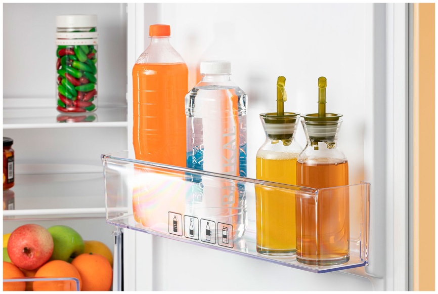 Двухкамерный холодильник NordFrost NRB 154 Me, бежевый фото 7