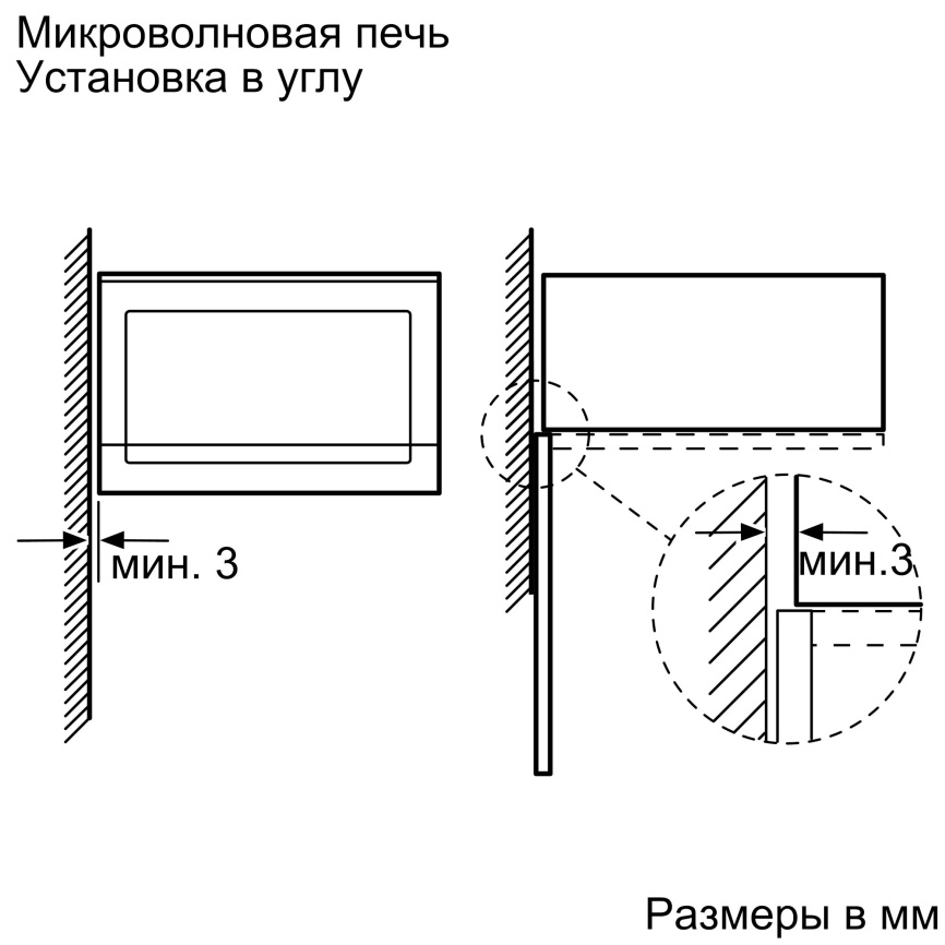 Встраиваемые микроволновые печи BOSCH Встраиваемая микроволновая печь BOSCH BFL524MS0 фото 6