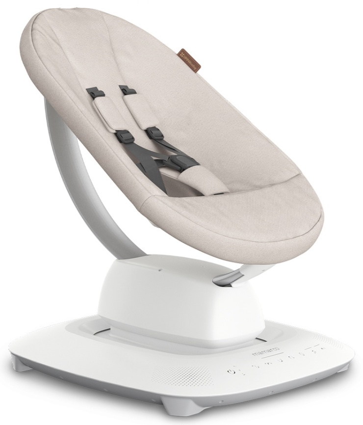 Шезлонг для новорожденных UPPAbaby (4moms) Mamaroo Charlie - Sand Melange (2001-MRO-EU-CHR) фото 7
