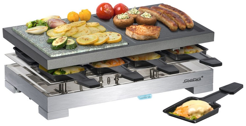 Раклетница Steba RC 88, мощность 1200 Вт, регулятор температуры фото 1