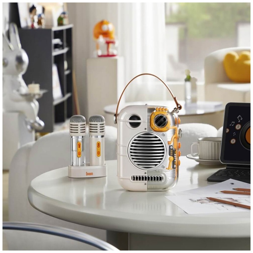  Портативная колонка с двумя микрофонами Divoom Spark Pro фото 3