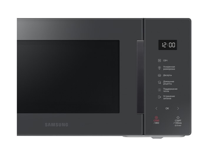 Микроволновая печь 23L SOLO MS23T5018AC/BW серый SAMSUNG фото 6