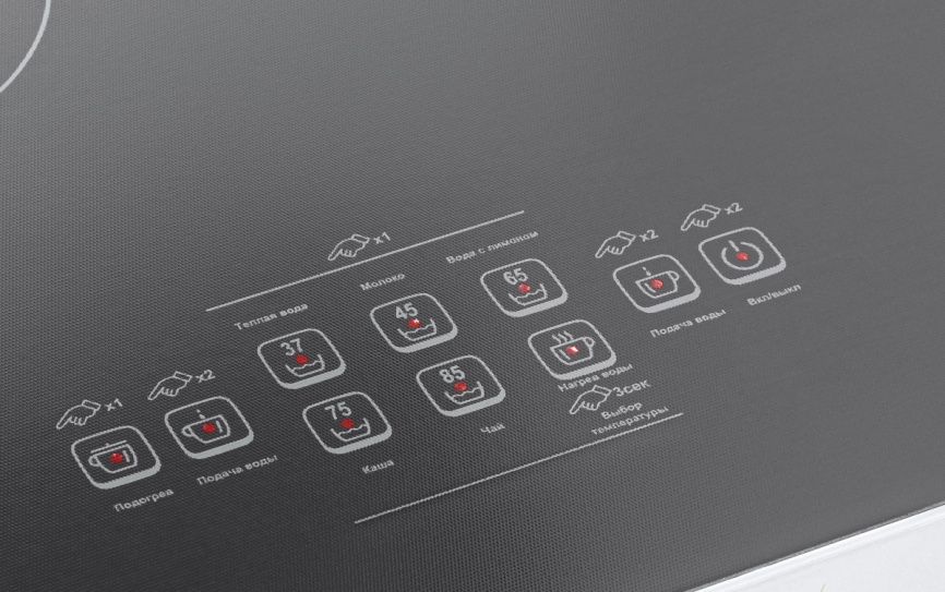 Тиабар Ecotronic TB19-LNR Arctic Grey, с чайным столиком, напольный (ETK12625) фото 10