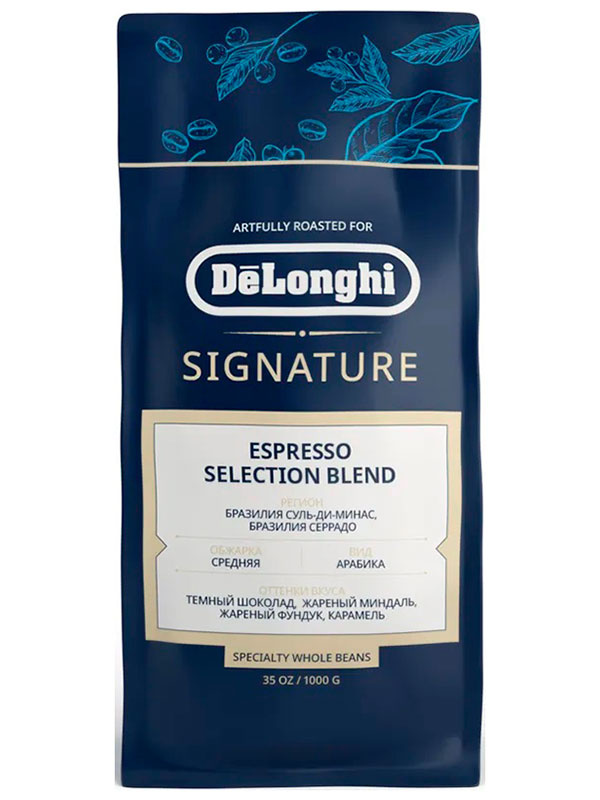 Кофе De’Longhi Signature coffee Espresso blend, 1 кг фото 1