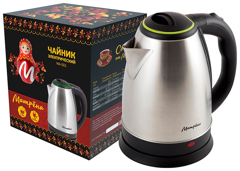 Чайник электрический Матрёна MA-001 005458 зеленый фото 4
